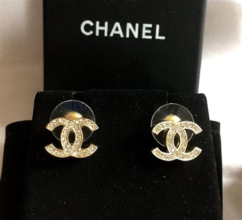 Coco Chanel diamond stud earrings